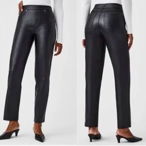 SPANX Leather Like Straight Slim Pant - *NEW*